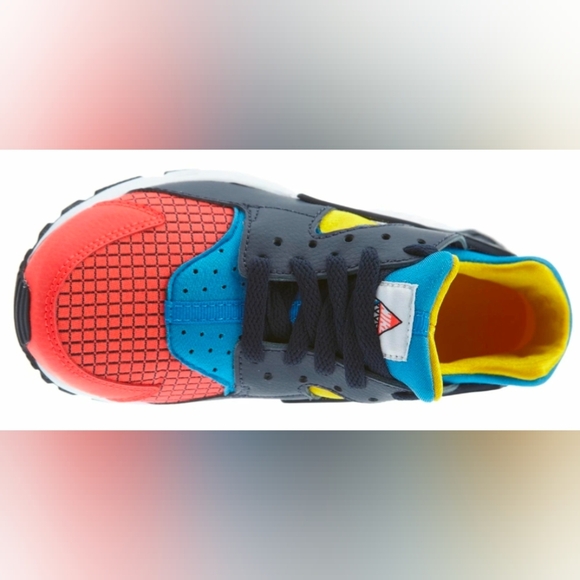 Nike Air Huarache Run Ultra Now Multi-Color (GS) Sneakers Size 5.5Y MSRP $94.99 - Picture 2 of 7